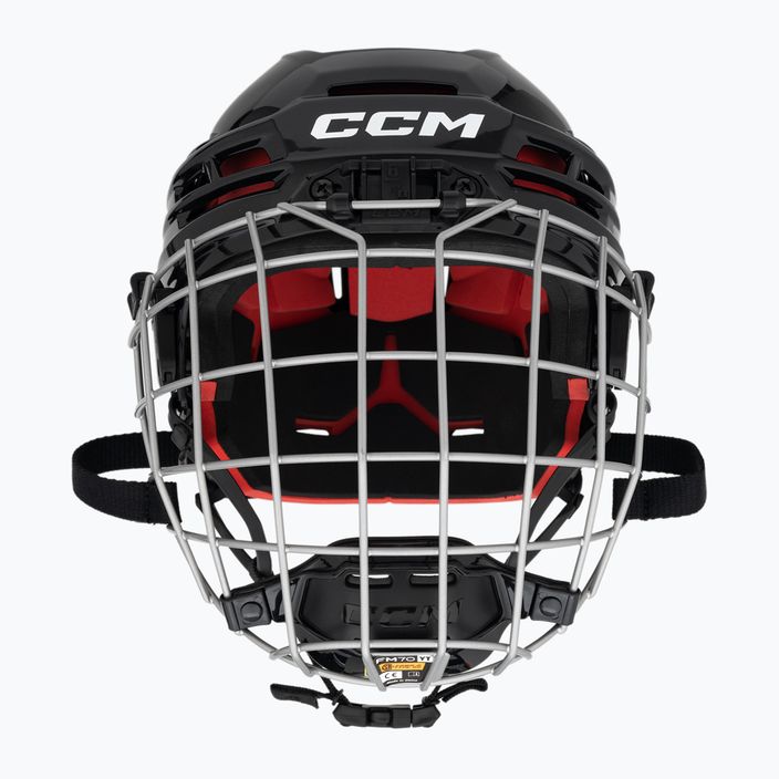 CCM Tacks 70 Combo children's hockey helmet black 2