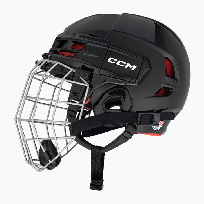 CCM Tacks 70 Combo children's hockey helmet black 5