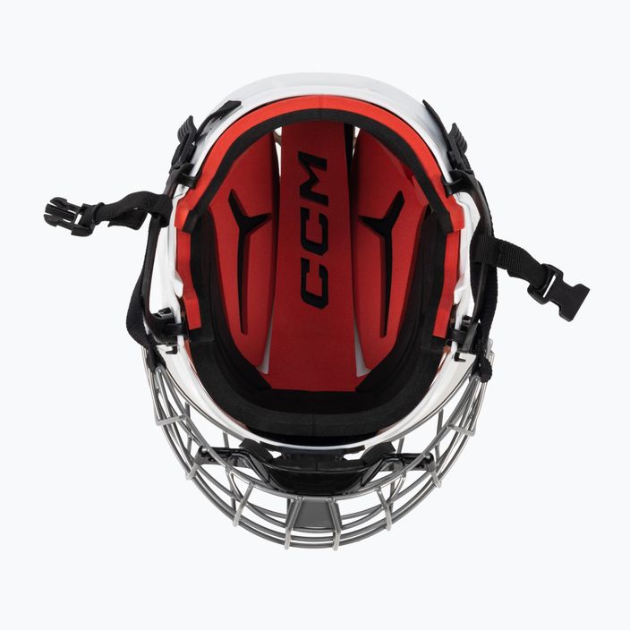 CCM Tacks 70 Combo junior hockey helmet white 4109872 5