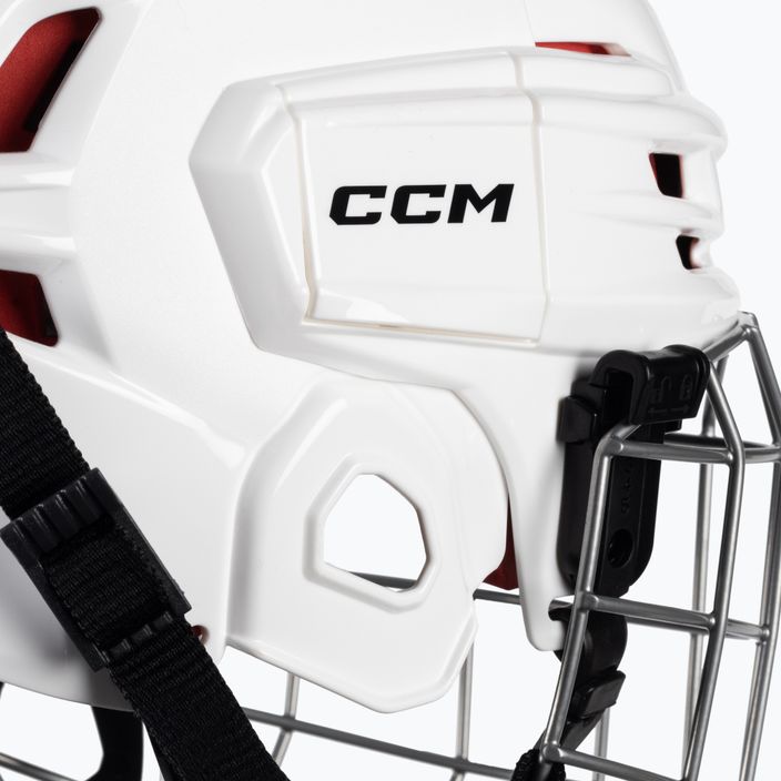 CCM Tacks 70 Combo junior hockey helmet white 4109872 7