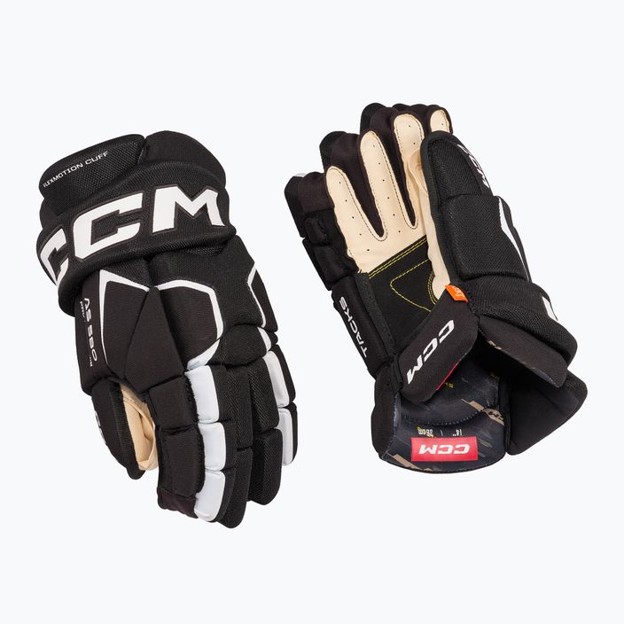 CCM Tacks hockey gloves AS-580 SR black/white