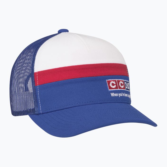 CCM Vintage Meshback Trucker blue/white/red cap 2