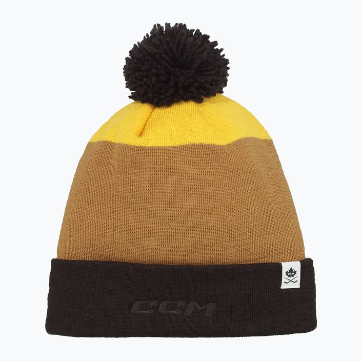 CCM Pom Knit winter hat black