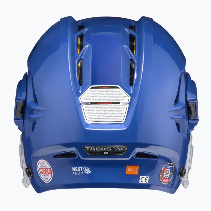 CCM Tacks 720 royal hockey helmet 4