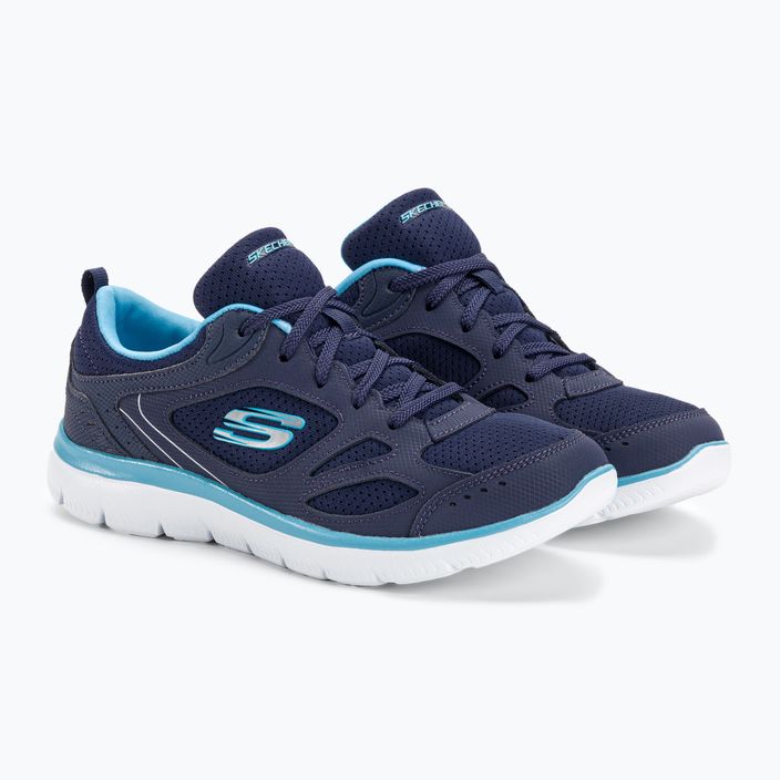 Women's training shoes SKECHERS Summits Suited navy/blue 4