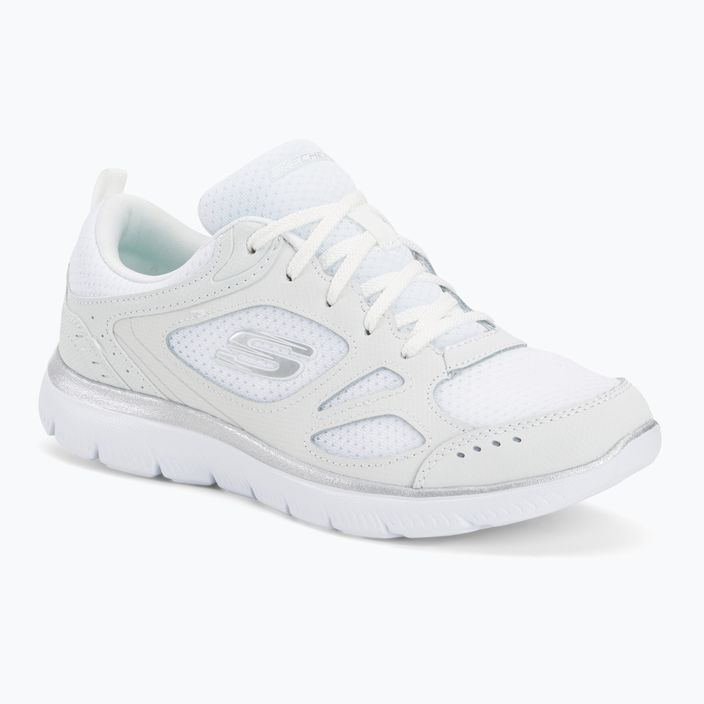 Women's training shoes SKECHERS Summits Suited white/silver