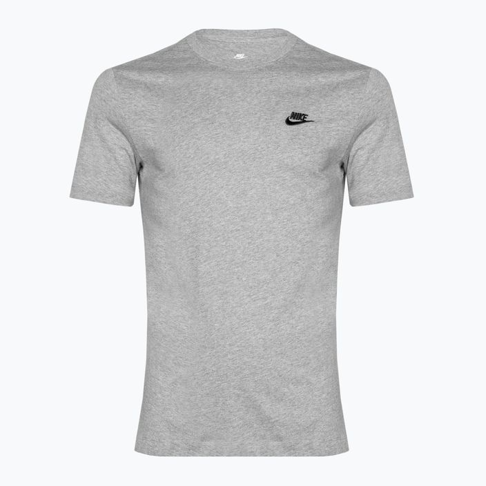 Men's Nike Sportswear Club dark grey heather/black T-shirt