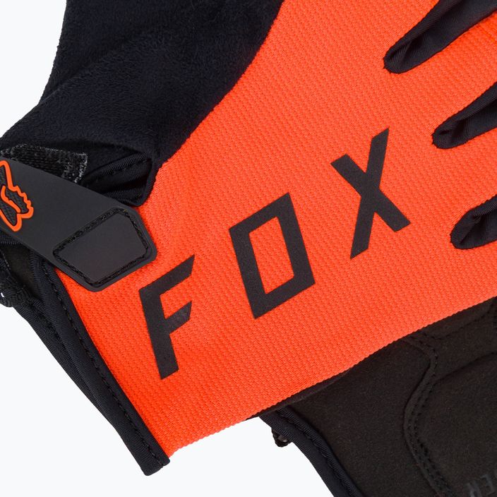 Fox Racing Ranger Gel men's cycling gloves black and orange 27379 4