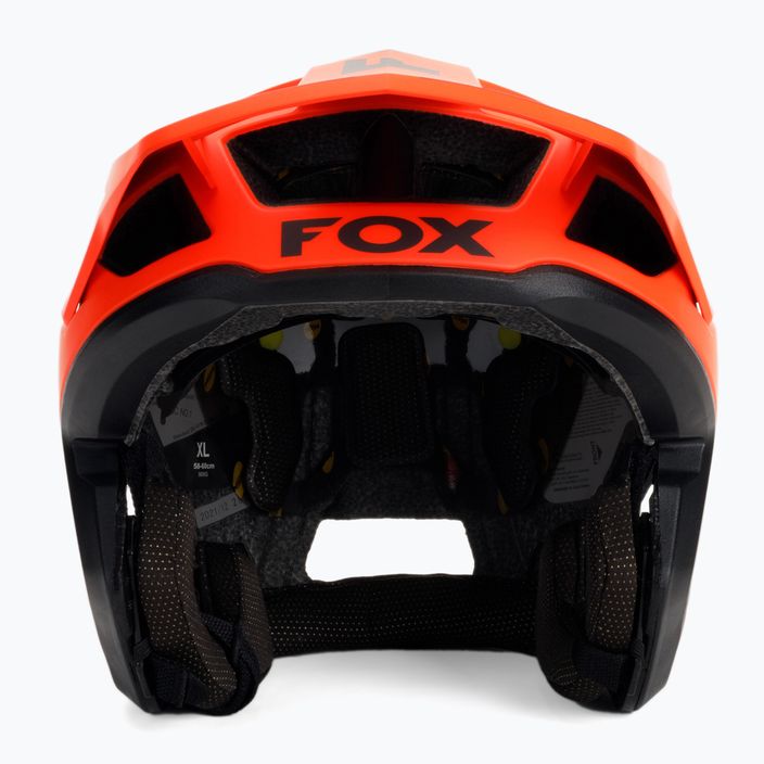 Fox Racing Dropframe Pro Dvide bike helmet orange and black 29396_824 2