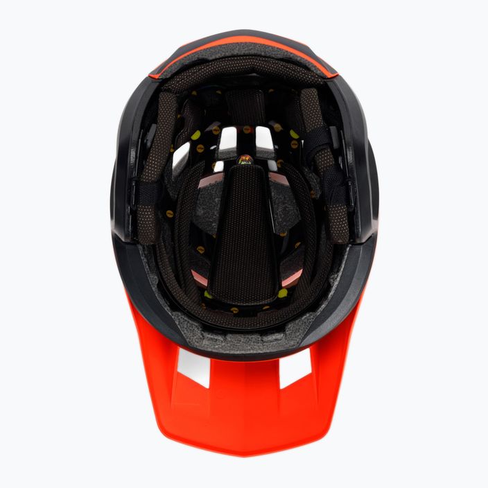 Fox Racing Dropframe Pro Dvide bike helmet orange and black 29396_824 5
