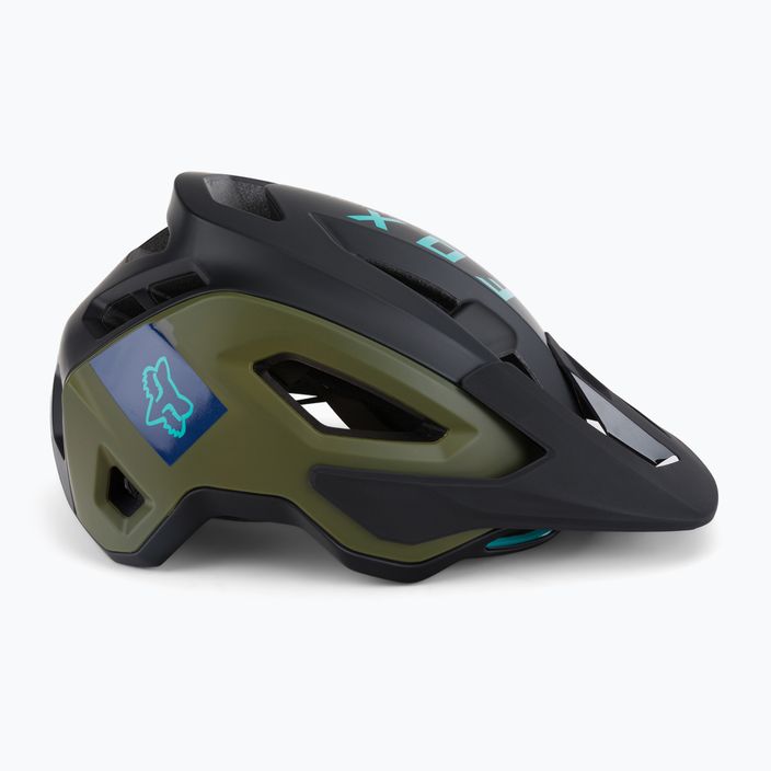 Fox Racing Speedframe Pro Blocked bike helmet black-green 29414_532 3
