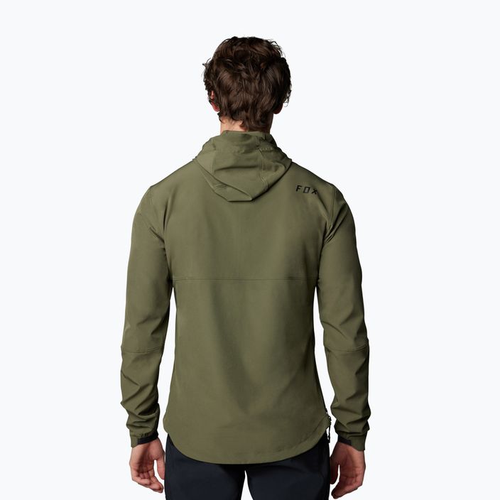 Fox Racing Ranger Wind men's cycling jacket green 30108_099_M 6