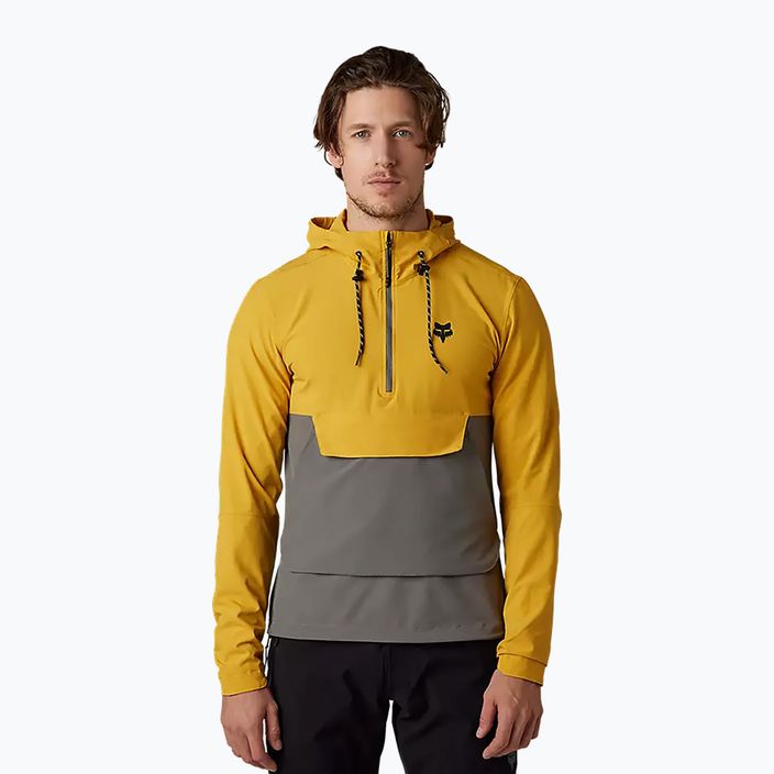 Men's cycling jacket Fox Racing Ranger Wind Pullover yellow-grey 31038_496 6