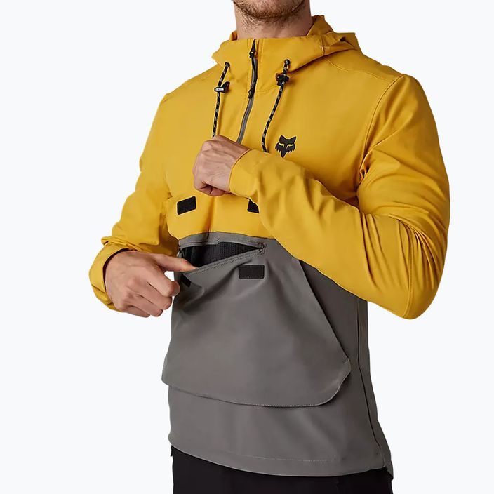 Men's cycling jacket Fox Racing Ranger Wind Pullover yellow-grey 31038_496 8