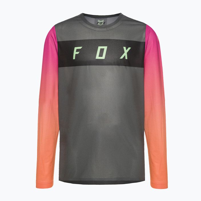 Fox Racing Flexair grey children's cycling jersey 30741_052