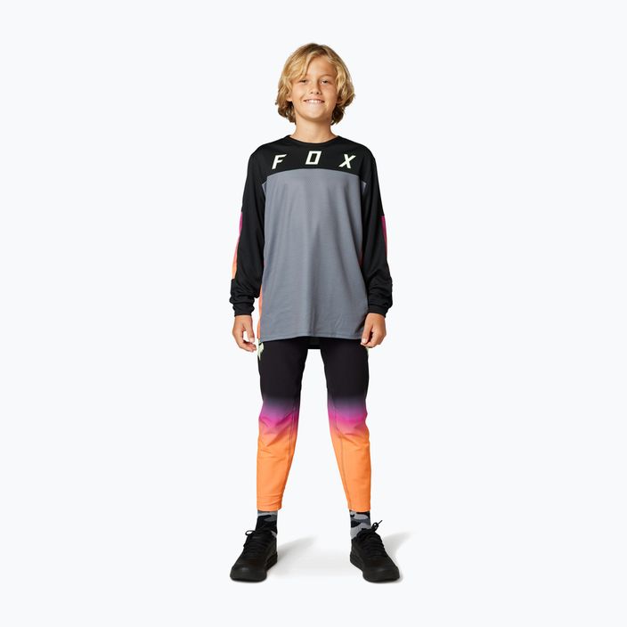 Fox Racing Flexair Race Day children's cycling trousers black and orange 30743_267