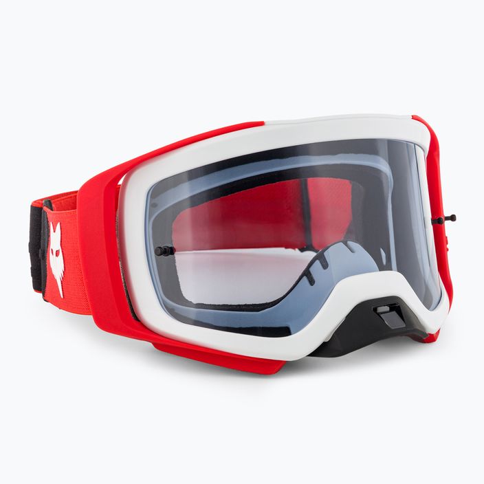 Fox Racing Airspace Core fluorescent red/smoke cycling goggles 2