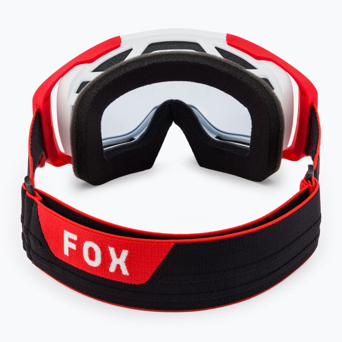 Fox Racing Airspace Core fluorescent red/smoke cycling goggles 4