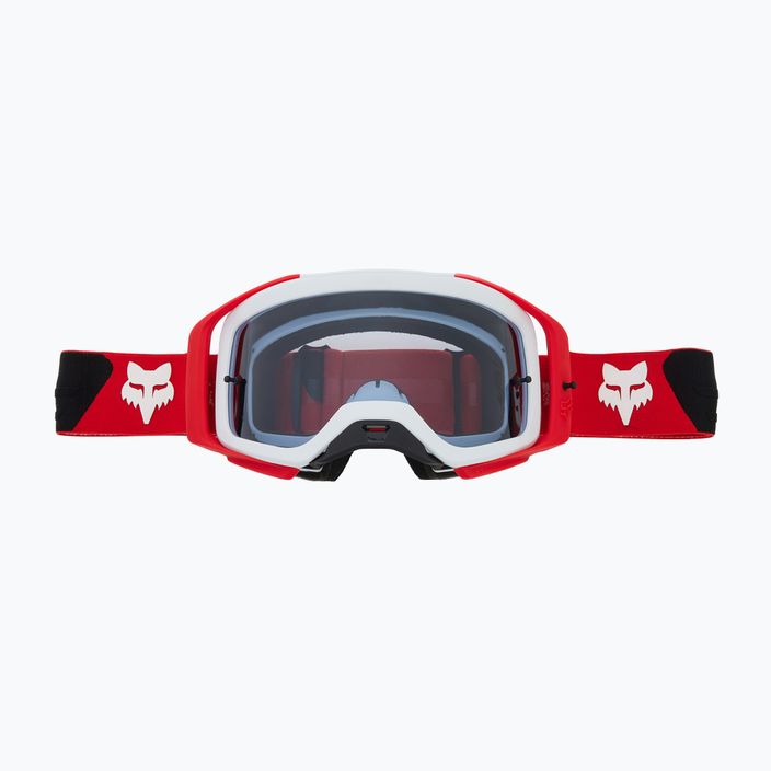 Fox Racing Airspace Core fluorescent red/smoke cycling goggles 6