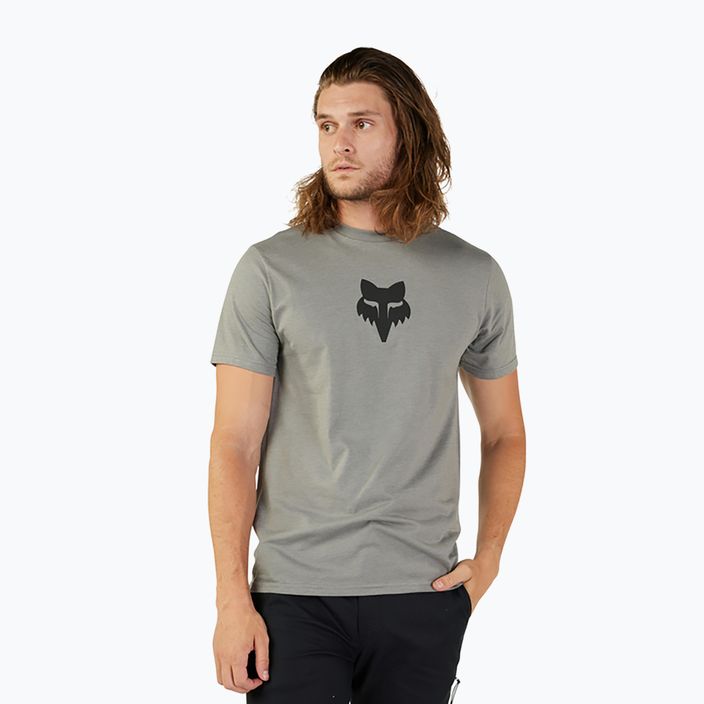 Fox Racing men's t-shirt Fox Head heather graphite 3