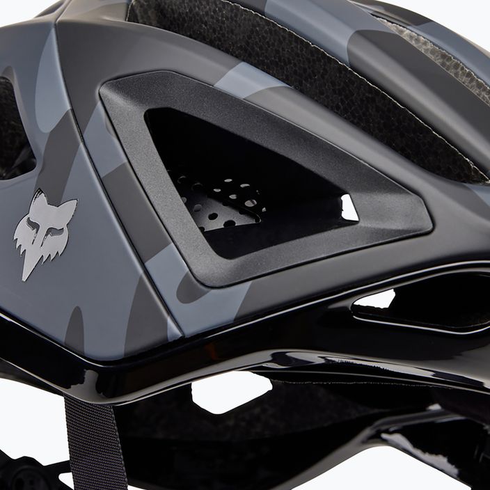 Fox Racing Crossframe Pro matte black bicycle helmet 12