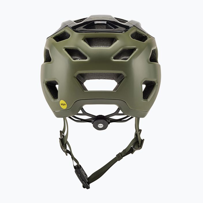 Fox Racing Crossframe Pro Ashr olive green bicycle helmet 8