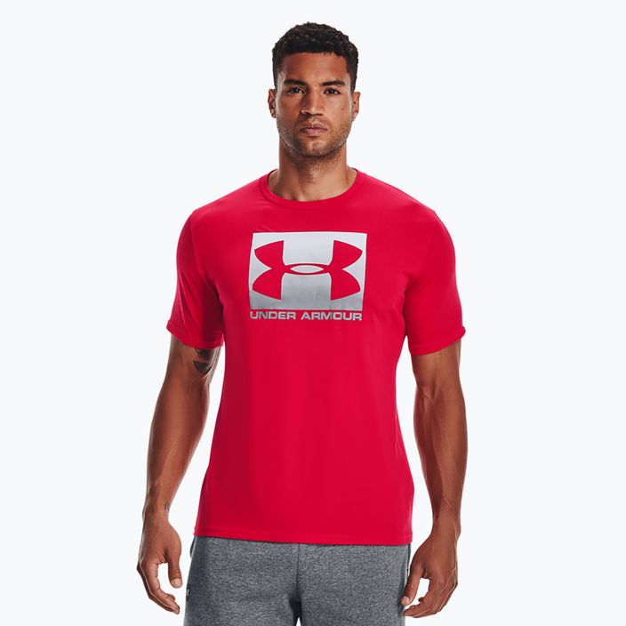 Men's Under Armour Boxed Sportstyle t-shirt red/steel