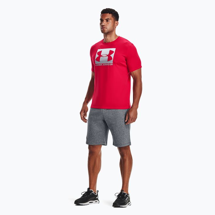 Men's Under Armour Boxed Sportstyle t-shirt red/steel 2