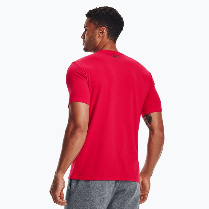 Men's Under Armour Boxed Sportstyle t-shirt red/steel 3