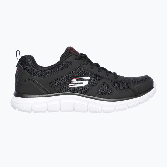 SKECHERS Track Scrolic men's training shoes black/red 12