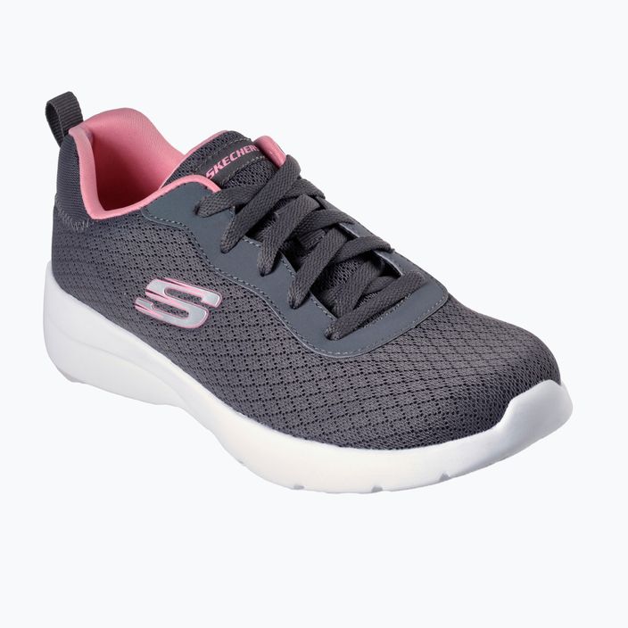 Women's training shoes SKECHERS Dynamight 2.0 Eye To Eye charcoal/coral 7