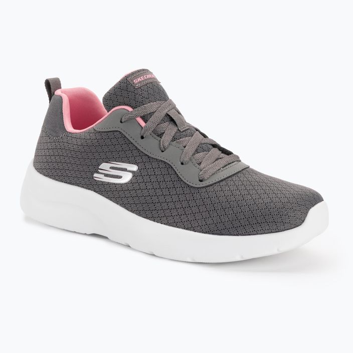 Women's training shoes SKECHERS Dynamight 2.0 Eye To Eye charcoal/coral