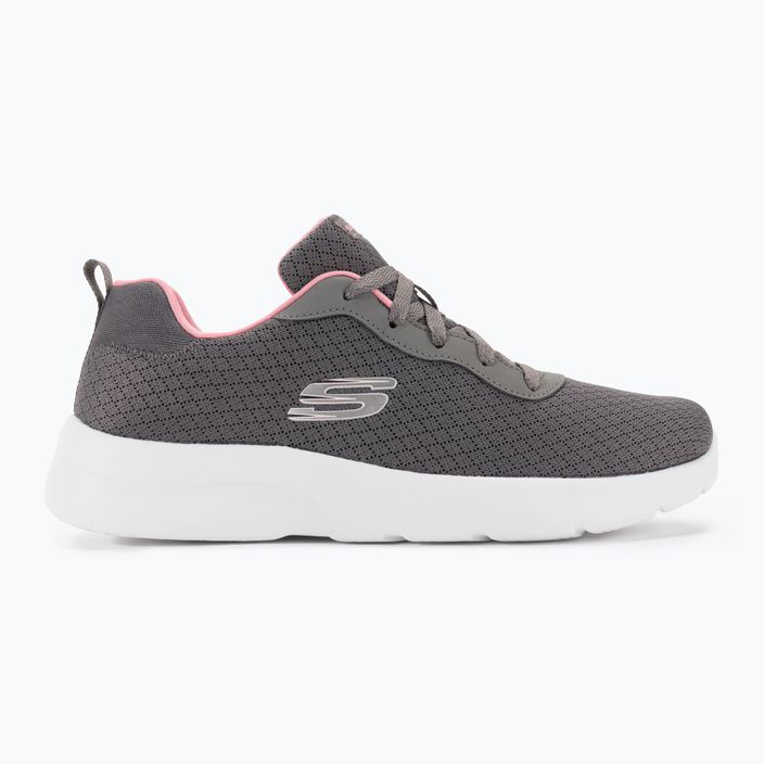 Women's training shoes SKECHERS Dynamight 2.0 Eye To Eye charcoal/coral 2