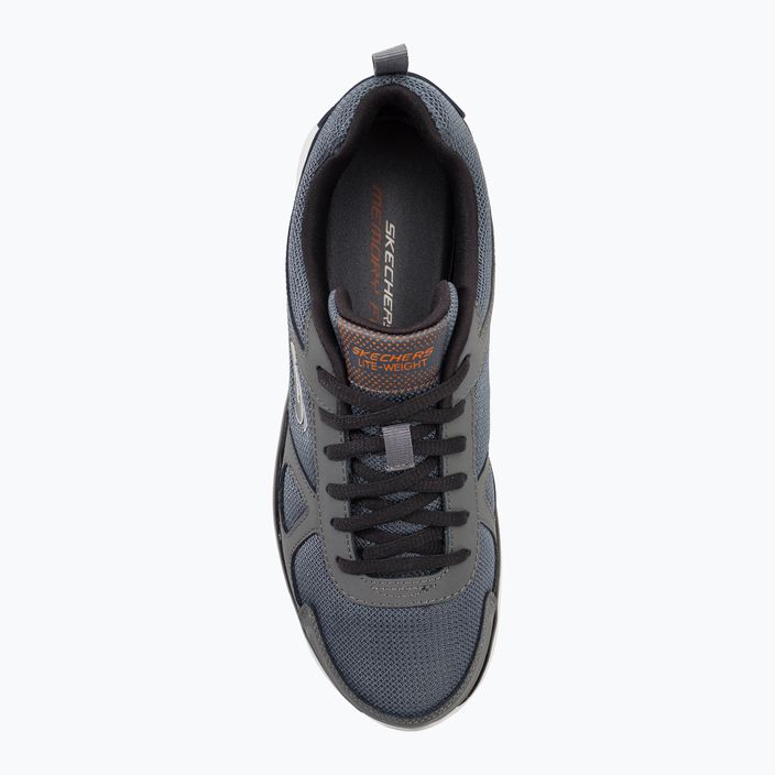 SKECHERS Track Scrolic men's training shoes charcoal/black 6