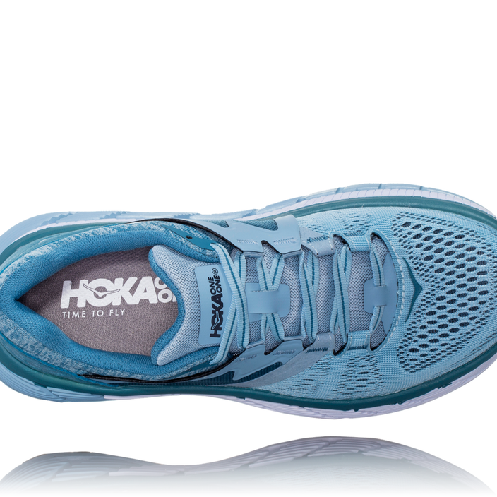 Women's running shoes HOKA Gaviota 2 forget me not/storm blue 9