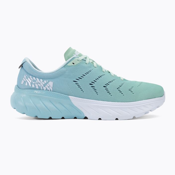 Women's running shoes HOKA Mach 2 aquamarine/lichen 2