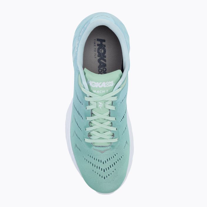 Women's running shoes HOKA Mach 2 aquamarine/lichen 6