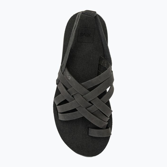 Teva Voya Strappy Leather women's sandals black 5