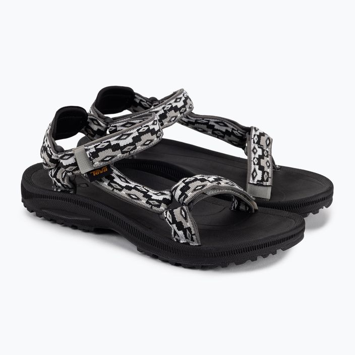 Teva Winsted women's trekking sandals black and white 1017424 5