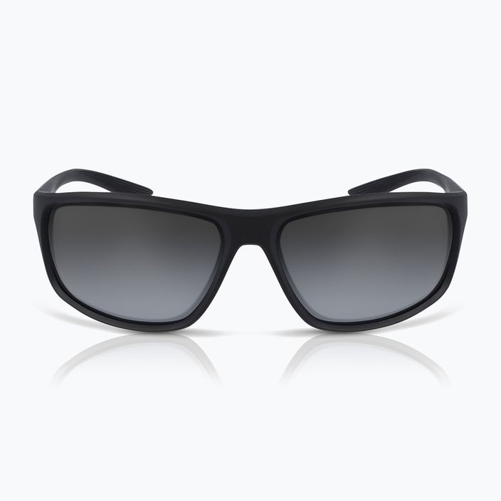 Men's Nike Adrenaline matte black/grey w/silver mirror sunglasses 2