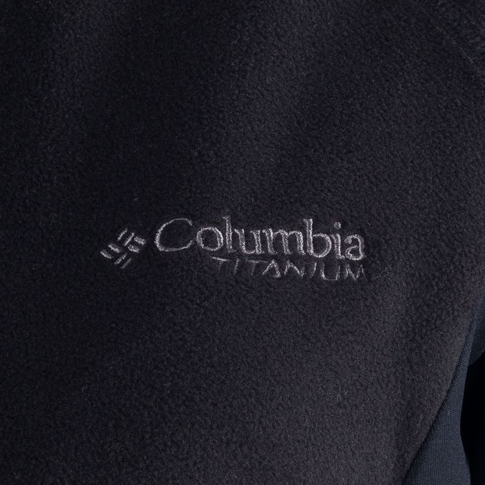 Columbia women's Titan Pass 2.0 II fleece sweatshirt black 1866451 5