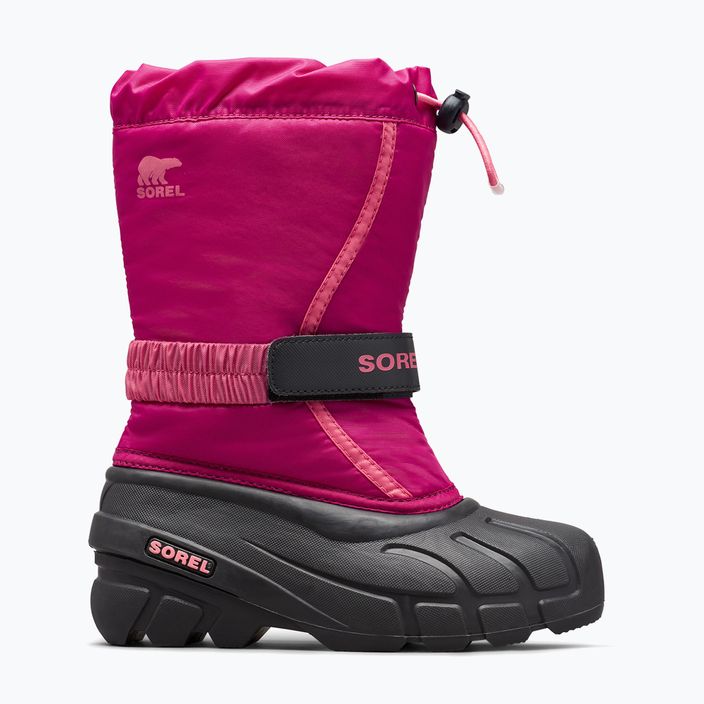 Sorel Flurry Dtv deep blush/tropic pink junior snow boots 7