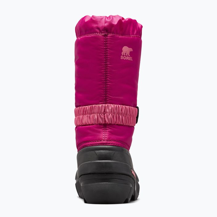 Sorel Flurry Dtv deep blush/tropic pink junior snow boots 10