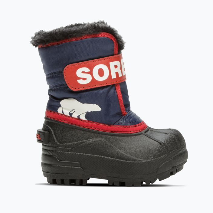Sorel Snow Commander nocturnal/sail red children's snow boots 7