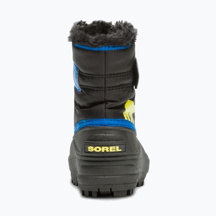Sorel Snow Commander black/super blue children's snow boots 10