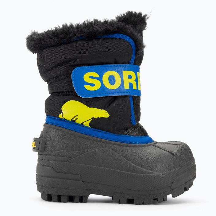 Sorel Snow Commander black/super blue children's snow boots 2