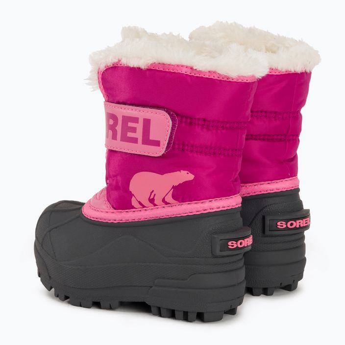 Sorel Snow Commander children's snow boots tropical pink/deep blush 3