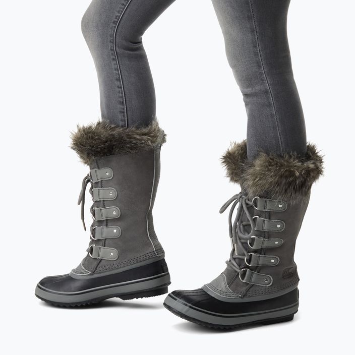 Sorel Joan of Arctic Dtv quarry/black women's snow boots 13