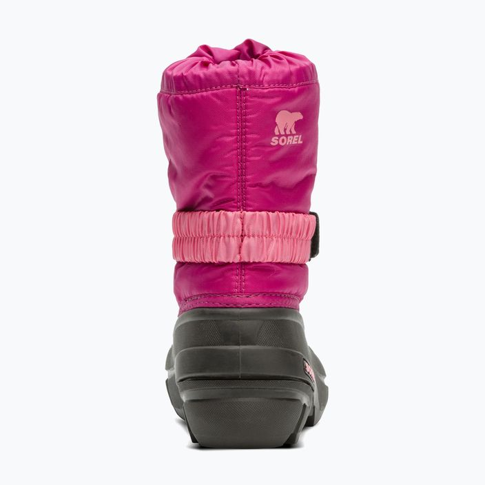 Sorel Flurry Dtv deep blush/tropic pink children's snow boots 10