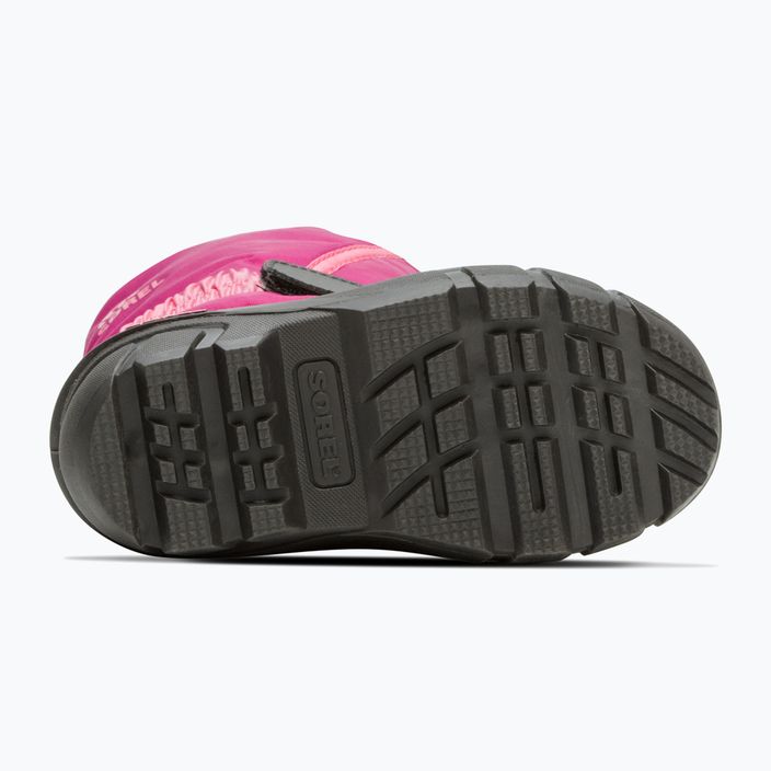 Sorel Flurry Dtv deep blush/tropic pink children's snow boots 12